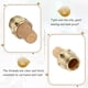 thumbnail image 3 of 4PCS Silenciador de Escape Neumático, Accesorios de Línea de Aire de Latón Sinterizado de 1/4" NPT Macho, 3 of 6