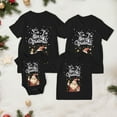 thumbnail image 2 of mgoYE Mom Christmas Family Matching Pajamas Mama Xmas Mother Short Sleeve T-Shirt(Black,3XL), 2 of 9