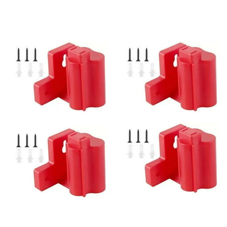 Tool Mount Storage Bracket For 12V Battery Tool Machine Drill Holder Slots Stand Workshop Garage Accessories