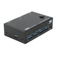 thumbnail image 3 of USB KVM Switch, Plug and Play Double Mode Prend en Charge 4K 60Hz Double Moniteur KVM Switch Double Affichage Support pour l'Enseignement de la Performance, 3 of 7