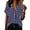 #252-Dark Blue, variant on Short Sleeve Tops for Women Plus Size Loose Fit Vertical Stripes V Neck Casual Blouse Half Placket Button Roll Cuff Drop Shoulder for Spring Summer Daily Office Beach Shopping Outdoor