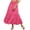 Hot Pink, variant on Vedolay Womens Skirt Women's Asymmetrical Skirt - Cascade Asymmetric Flowy Handkerchief High Low Irregular Hem Elastic Waist Midi,Pink XL