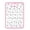 pink, variant on BingTong Tempered Glass Cutting Board–Floral Pattern Non Slip Cutting Board,Rim Transparent Kitchen Chopping Board With Hanging Hole,Food Safe Fruit Vegetable Meat Prep Serving Tray Purple