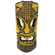Tropical Tiki Mask 12" - Burnt Finish - Faux Bamboo | #dpt53630