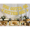thumbnail image 5 of Happy Purrrthday Banner for Pet Cat, Lovely Cat Birthday Party Decorations, Are You Kitten Me Right Meow Cat Birthday Party Sign Gold, 5 of 7