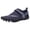 Dark Blue, variant on Water Shoes for Mens Plus Size Aqua Socks with Hard Sole Wide Toe Box Quick-Dry Barefoot Shoes for Hiking Beach Sports Swim Pool