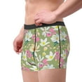thumbnail image 2 of Yiaed Flowers And Buds Print Men's Soft Cotton Boxer Shorts Breathable Boxers Underwear Moisture-Wicking Underwear Stretch Boxer Briefs for Man-X-Large, 2 of 5