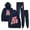 Navy, variant on Jey Uso The Real Chief Hoodie Jogger Pants Two Piece Set Sweatshirts+Sweatpants Women Men's Set