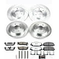 thumbnail image 3 of PowerStop Front and Rear Z36 Truck & Tow Carbon-Fiber Ceramic Brake Pad and Drilled and Slotted Rotor Kit Fits: NISSAN Select Models K5822-36, 3 of 9