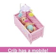 thumbnail image 4 of Barbie Skipper Babysitters Playset with Skipper Doll, Baby Doll with Sleepy Eyes, Crib & Accessories, 4 of 7
