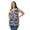 Floral Black, variant on Baywell Women's Plus Size V-neck Sleeveless Blouses Pleated Tank Tops Casual Solid /Floral Printed Summer Sleeveless Shirts XL-5XL