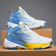 thumbnail image 2 of Extra Large Size Anti-Slip Wear-Resistant Basketball Shoes with Shock-Absorbing Soft Soles, Commuter Sneakers, Sunny and Energetic Fashionable Trendy Men's Lightweight Comfortable Training Shoes, 2 of 9