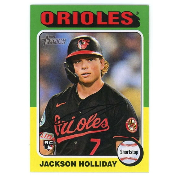 MLB 2024 Topps Heritage Jackson Holliday #692 (Rookie)