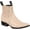 Orix, variant on The Western Shops Men’s Leather Cowboy Ostrich Quill Print Short Ankle J Toe Boot