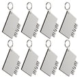 thumbnail image 1 of 8Pcs Heat Transfer Sublimation Blanks Key Chain Mom Dad Gift Craft Tools, 1 of 7