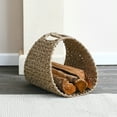 thumbnail image 5 of Household Essentials Oval Magazine Rack, Natural Seagrass, 5 of 9