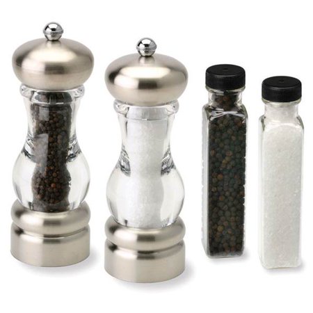 UPC 021248392191 product image for Olde Thompson 3921-90 Del Norte Gift Set, With Sea Salt and Black Pepper Refill | upcitemdb.com