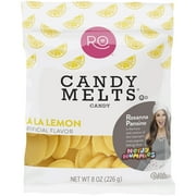 (2 pack) (2 Pack) Rosanna Pansino La La Lemon Candy Melts Candy by Wilton, 8 oz
