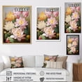 thumbnail image 4 of Designart "Exquisite Bouquet Of Lotus" Lotus Floater Framed Canvas Wall Art, 4 of 5