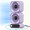 Purple, variant on Bxaolu Desk Fan Tower Fan Cooling Fan, Portable Oscillating Fan with 100-Speed Options, Dual Air Circulation, 4000mAh, Table Fan for Bedroom Dorm Room Office Desktop, 12.64 inch