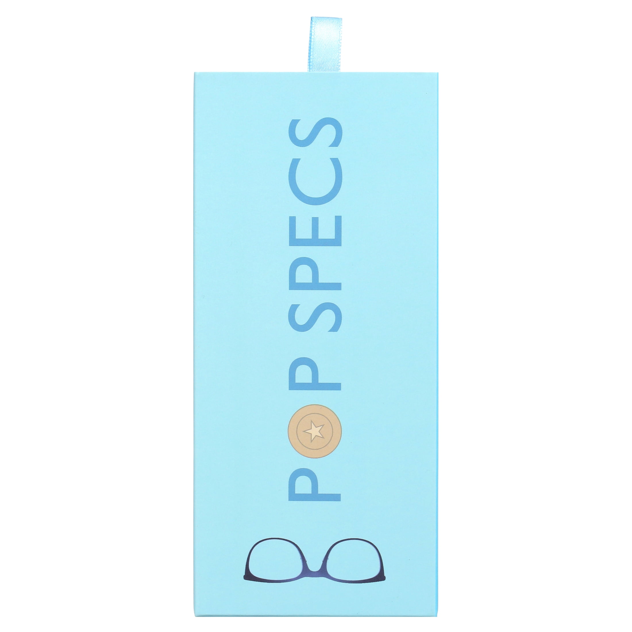 Elton John Pop Specs Reading Glasses - Blue Remix 2.00, Rectangle Frame
