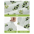 thumbnail image 4 of Spring Botanical Bar Stool Covers Set of 2, Green Olive Berry Branches Leaves Fruit Stretch Washable Bar Chair Covers with Backs, Removable Pub Counter Height Chair Cover for Kitchen Dining Room Cafe, 4 of 7