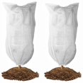 thumbnail image 1 of 6 paquetes de cubiertas para plantas, protección contra la congelación, paño contra heladas con cordón, chaqueta para arbustos, cubierta para árboles de invierno para prevención de insectos, 1 of 5