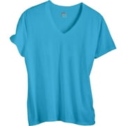 Just My Size - Women's Plus Short-Sleeve V-Neck Tee