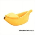 thumbnail image 3 of Cute Banana Cat Bed Cave Banana Bed For Cat Dog Warm Comfortable Nest Tent House, 3 of 4