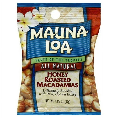 Mauna Loa Honey Roasted Macadamias, 1.15 Oz.