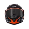 thumbnail image 3 of Casco Motocicleta Certificado Dot Abatible Vertex WKL Ch-103 naranja XXL, 3 of 7