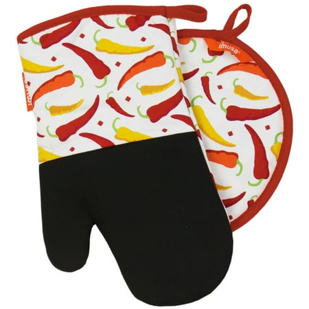 IMUSA Oven Mitt & Pot Holder Set, 2 Piece