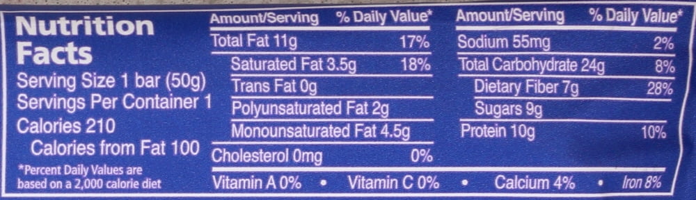 Zing Nutrition, Dark Chocolate Coconut Flavored Protein Bar, 1.76 oz.