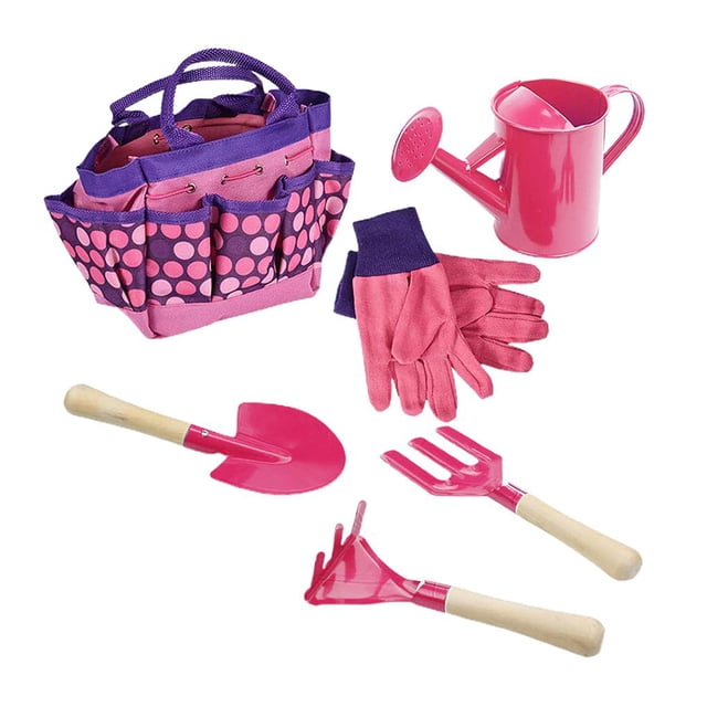 Juego De Herramientas De Jardinería Para Niños Juego De Herramientas De Jardín Portátil Para Niños Juego De Herramientas De Playa Práctico Con Bolsa De Almacenamiento Para Jardín De Playa Para Niños Kearding TO001877-00