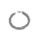 thumbnail image 1 of Pulsera de acero y titanio con forma de farol y cierre trenzado --- Código de modelo 9872, 1 of 1