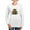 White, variant on CafePress - Highland Cow Sitting In A Metal Women's Long Sleeve T Shirt - Women's Long Sleeve Graphic Casual T-Shirt