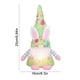 thumbnail image 3 of Xihbxyly Decoración de Muñeca de Pascua, Diseño de Conejito Sin Rostro, Tela Duradera, Ideal para Decoración Navideña, Regalo de Pascua, Adorable Adición Festiva, Tamaño 25 X 16 X 13 Cm., 3 of 6