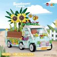 thumbnail image 4 of Blocks City Street View Dining Car Food Snacks Hamburg Car Dining Mini Building Blocks Flower Shop Car Bricks Friends Children Toy Gift, 4 of 7