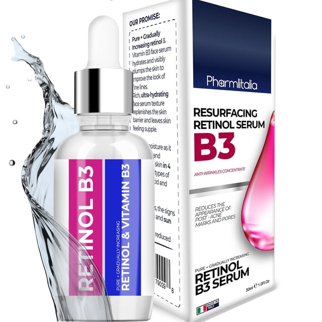 Serum Pharmalitalia Retinol rejuvenecedor con vitamina B3 30 ml