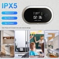 thumbnail image 3 of Wall-mounted Automatic Soap Dispenser, Electric Soap Dispenser Machine, Rechargeable with Temperature Display, Suitable for Children and Adults (White), 3 of 5