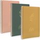 thumbnail image 1 of Set de cuadernos ZICOTO Aesthetic Spiral College Ruled x3, 1 of 8