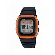 Casio Standard Digital Black Resin Band Watch W96H-4A2