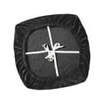 thumbnail image 4 of Esquirla Office Computer Chair Seat Cover Dining Chair Cover Stretch Removable Chair Seat Cover for Hotel Party Banquet Office Wedding Black, 4 of 8