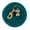 Teal, variant on Weaver 10' Solid Poly Lead Rope with Bolt Snap, Teal