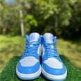 thumbnail image 4 of Jordan Air Jordan 1 Mid UNC 2013 Coups de Pied, 4 of 5