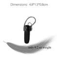 thumbnail image 2 of In Ear Mono Wireless Earpieces with Mic and Music for Sony Xperia 1 III,1 IV, 10 IV, Pro-I, 10 III Lite, 5 III Pro, 5 II, 1 II, 10 II, L4, 5, 1, 10, 10 Plus, L3 (Black), 2 of 6
