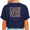 1-Navy blue, variant on UNISHE Women's Faith Over Fear Psalm 118:6 Retro Wavy Bible Verse Christian Graphic Cropped Short Sleeve T-shirt Relaxed Casual Fit Tops