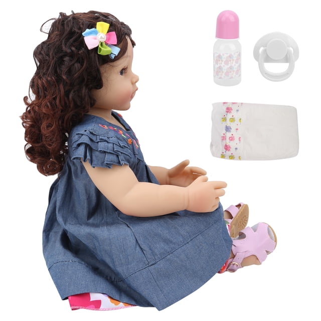 Muñeca Bebé, Muñeca Duradera De Tacto Suave, Para Regalo De Vacaciones ZAQW Doll