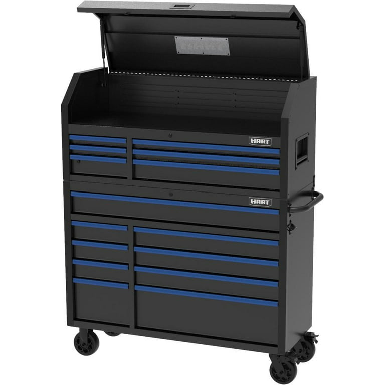 HART 52-Inch 9-Drawer Heavy-Duty Steel Tool Cabinet, Locking