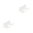 thumbnail image 1 of Toystoory Práctico estante de pared con duradero para accesorios de baño estante de baño sin taladrar estilo simple blanco estilo sencillo blanco 2piezas, 1 of 6
